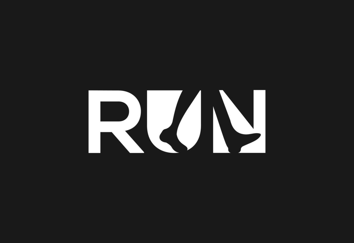 Running and marathon logo design template vector
