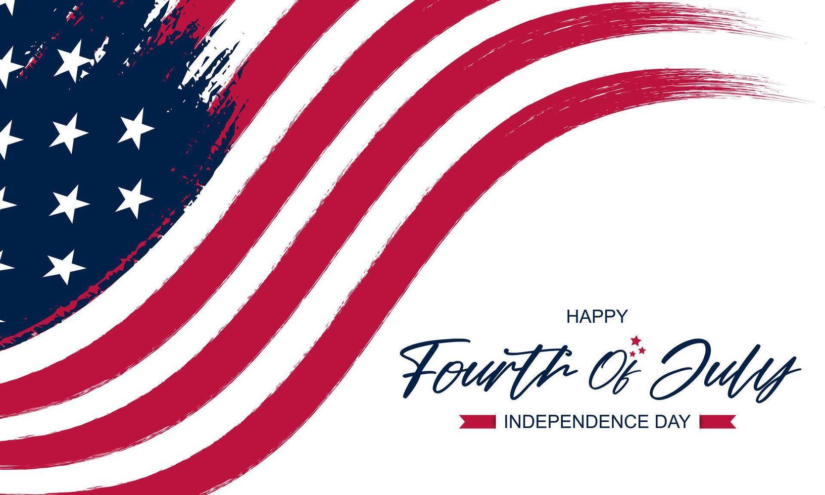 Happy fourth of july day background vector
