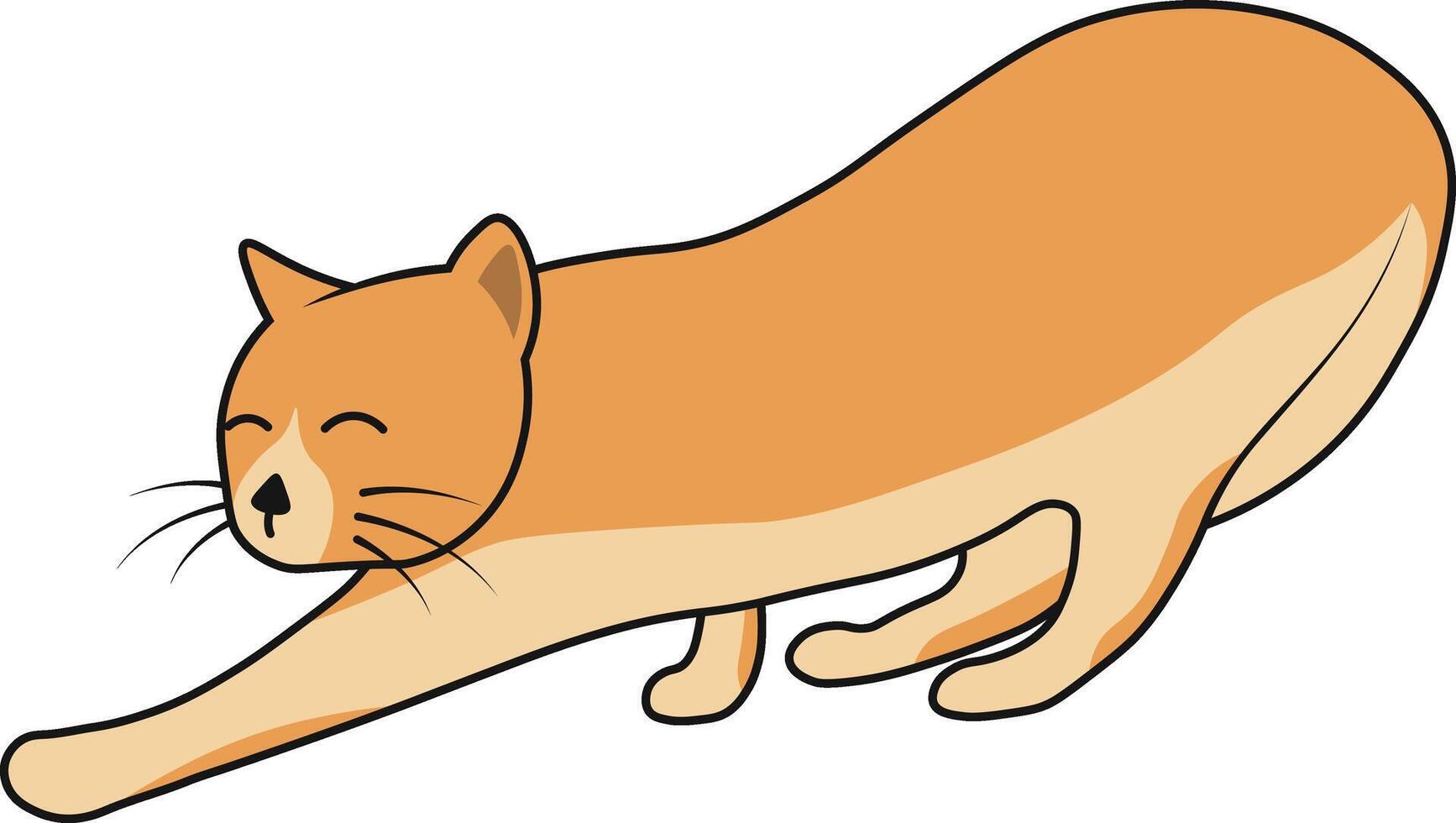 International Cat Day Character with Flat Design vector