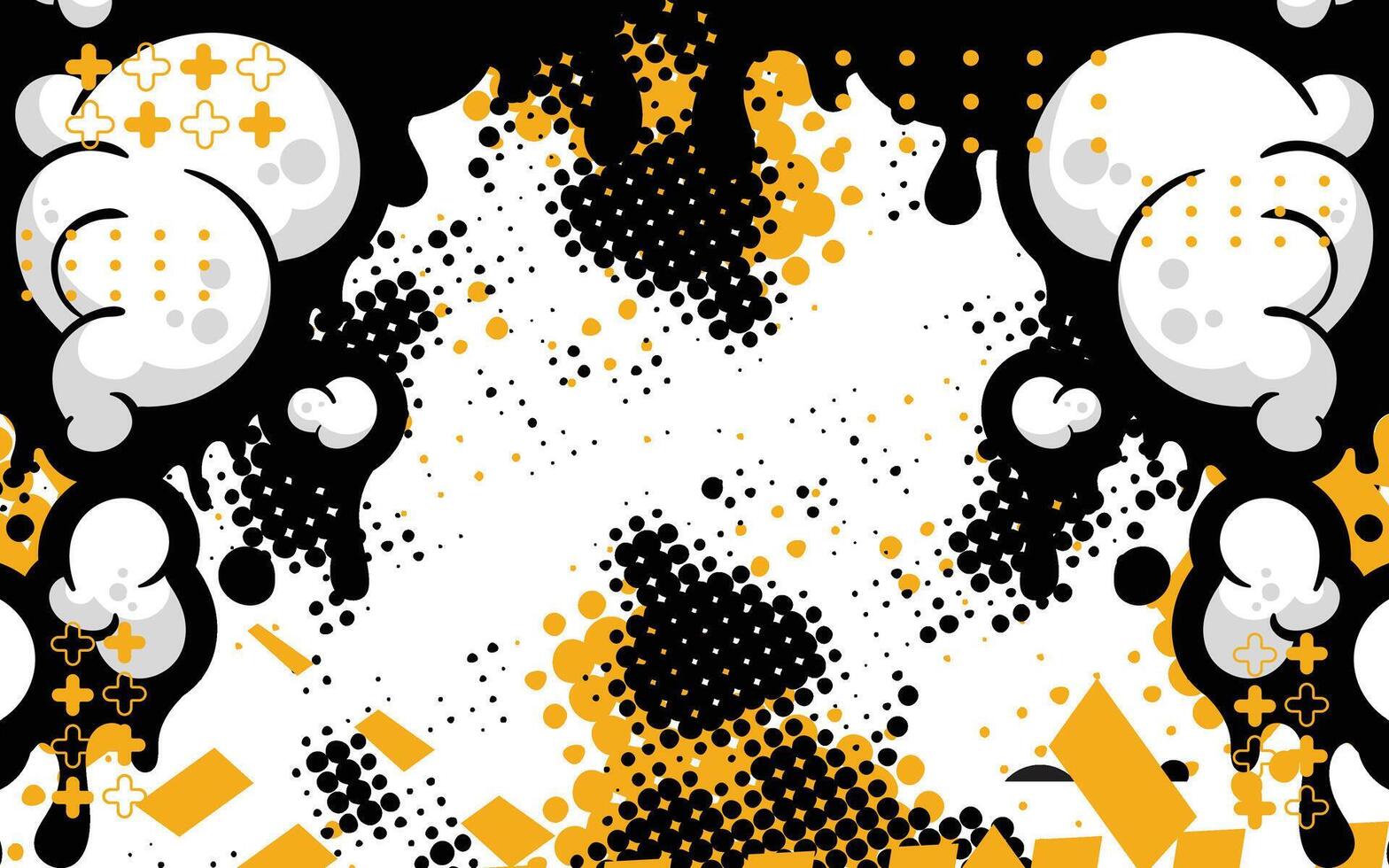 Cool comic abstract background vector