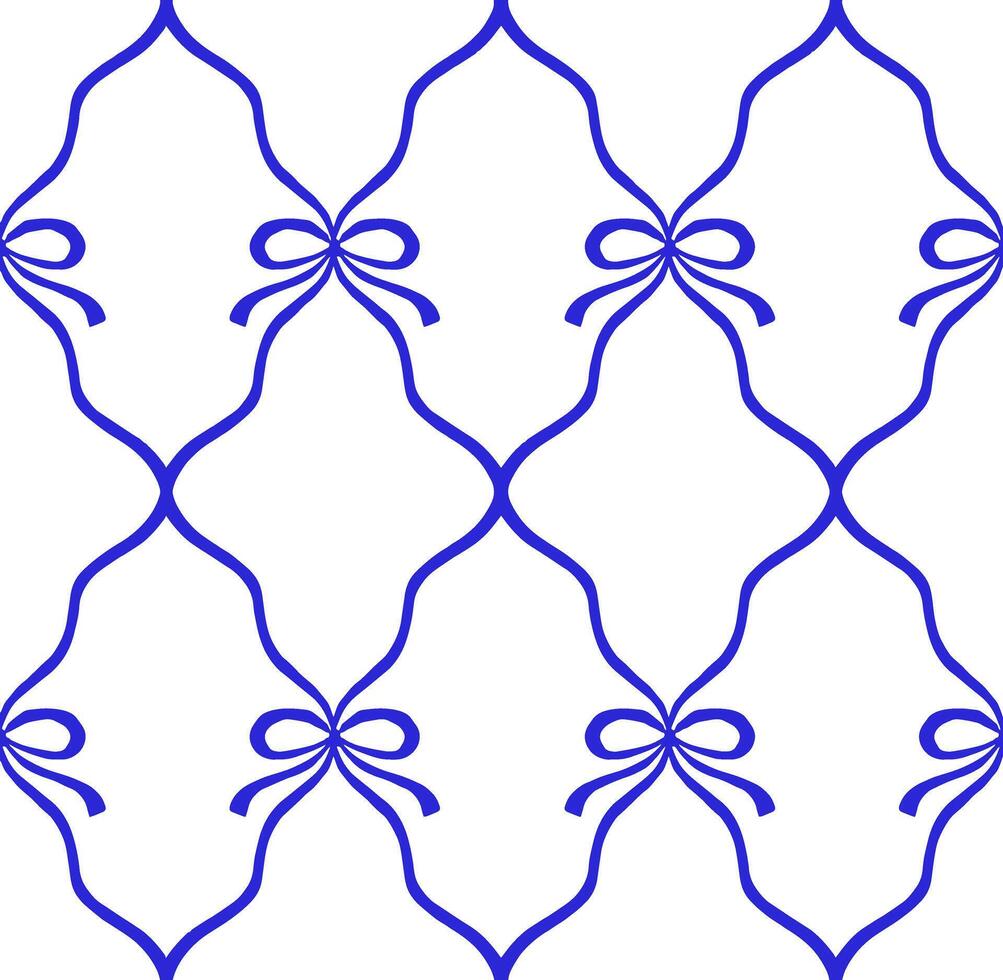 pattern with blue frames. cute print for wallpaper and textile vector