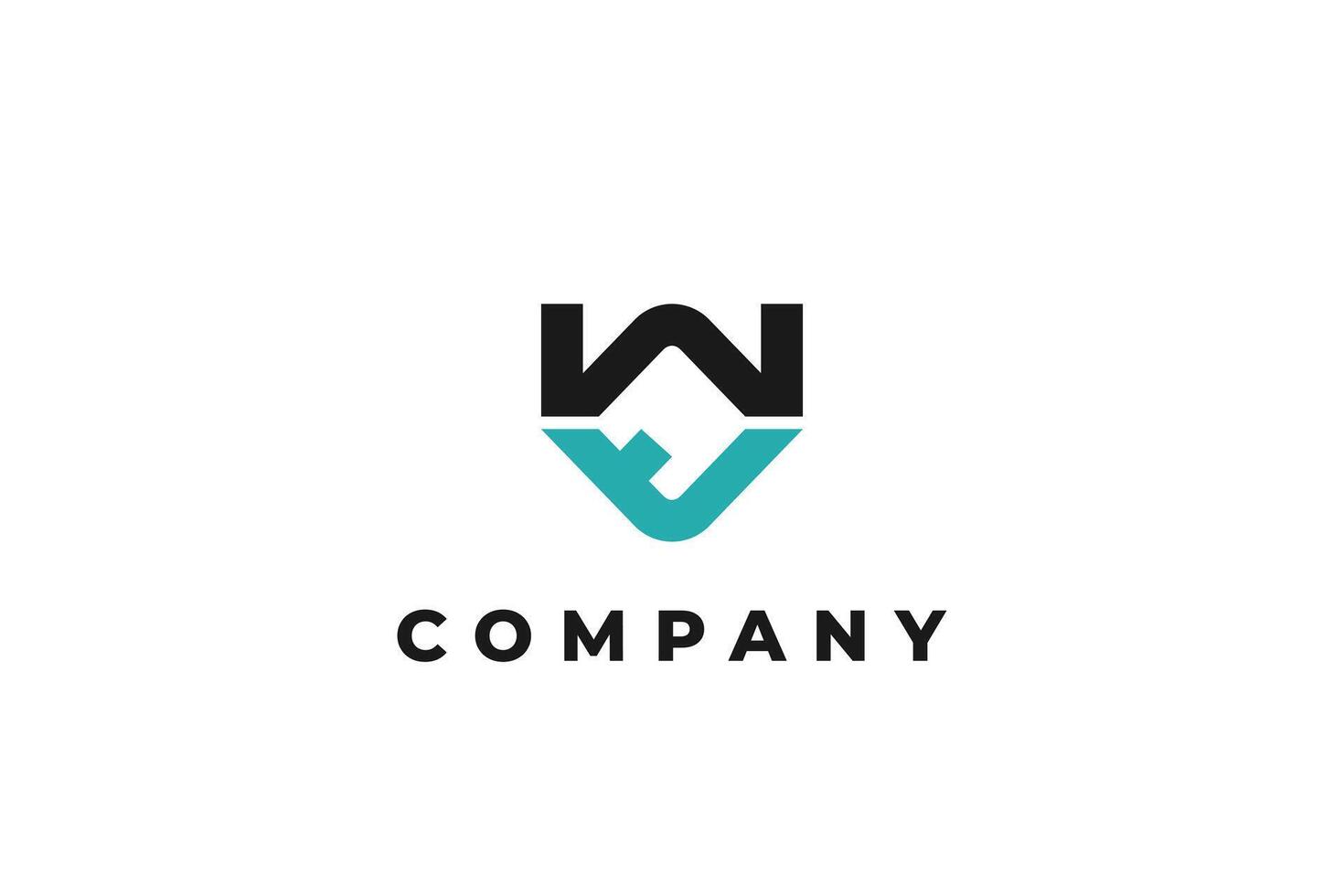 letter mt or tm abstract modern business logo vector