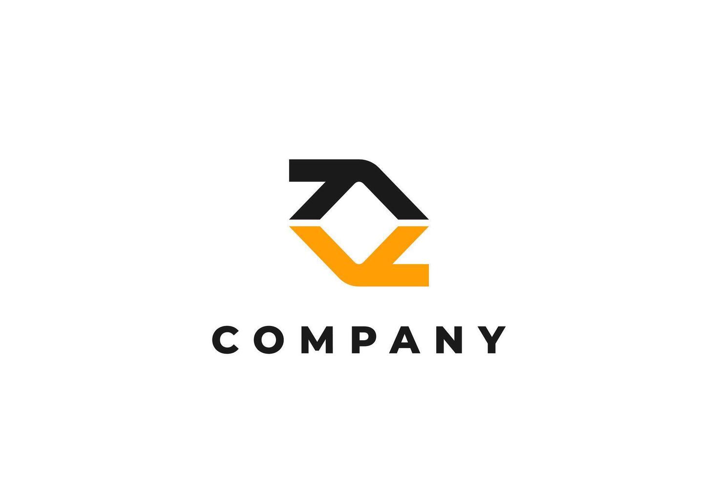 letter double y or yy abstract modern business logo vector