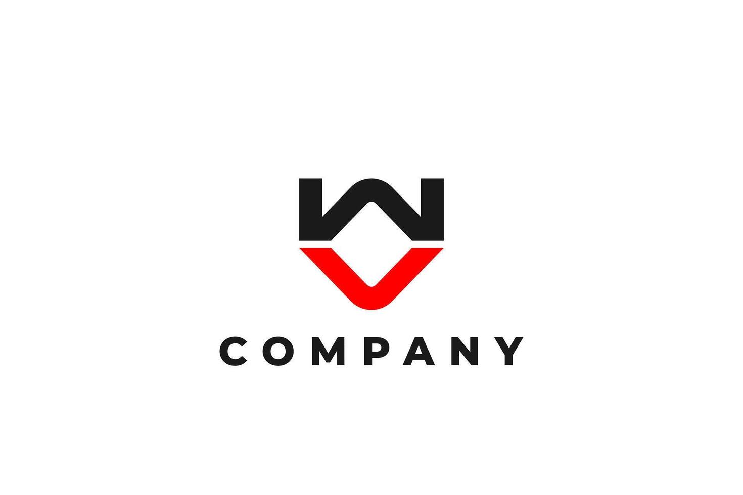 letter mv or ma or mc robot abstract modern business logo vector