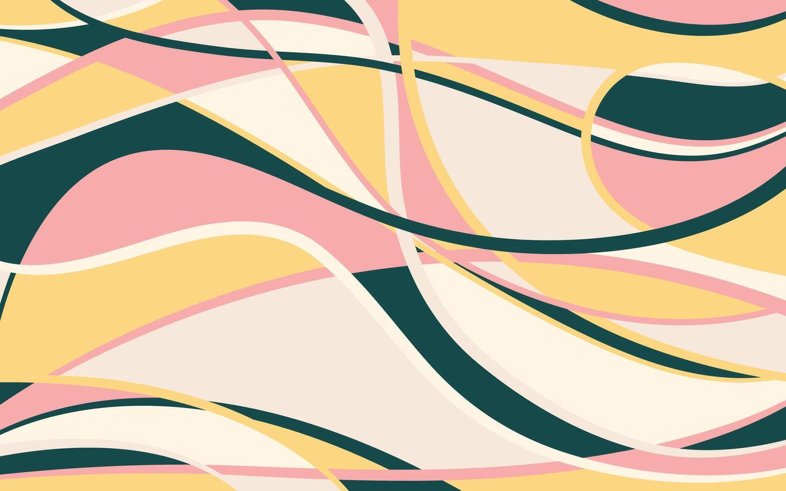 Hand drawn line art background design. vector