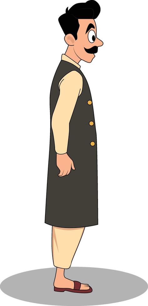 Indian Village Women Cartoon Character Design vector