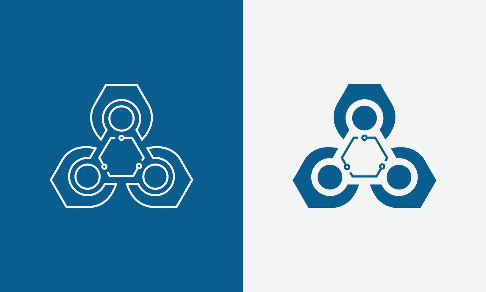 Tech Team Logo Design vector