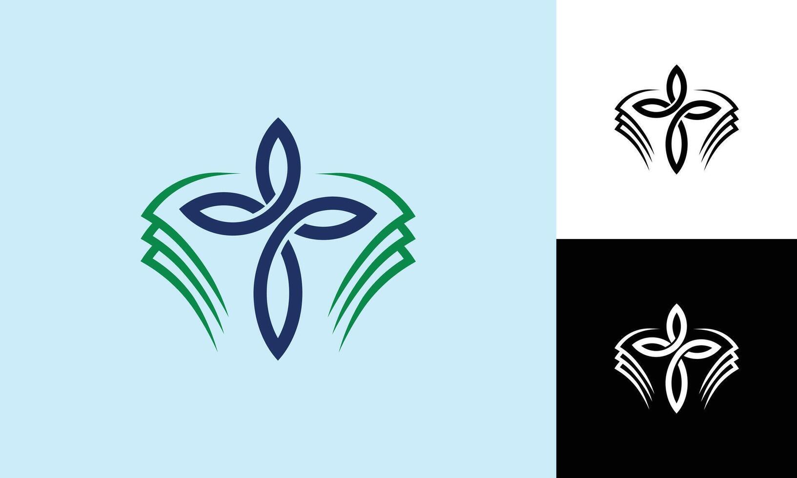 Church Donation logo design vector