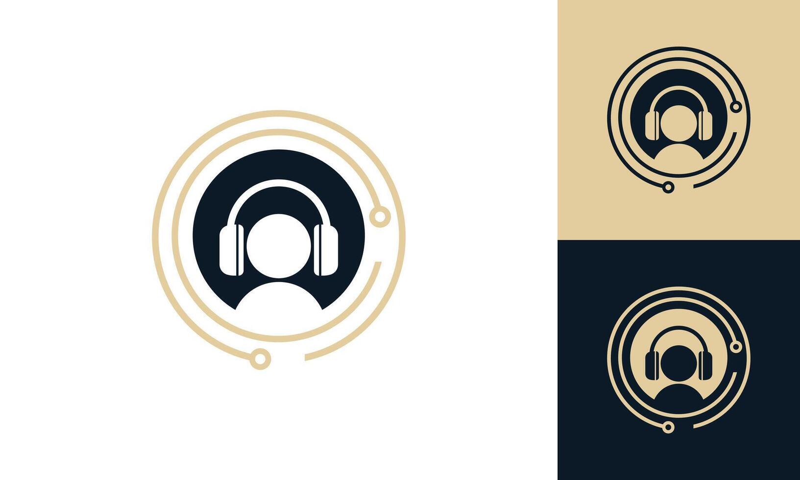 Customer Service technology Logo vector