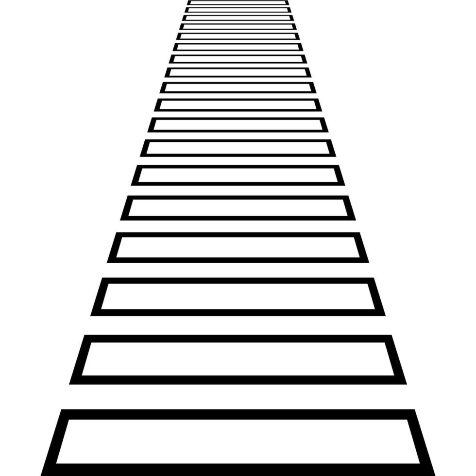 Ladder Steps Ascending Perspective, Endless Staircase infinite perspective depth vector
