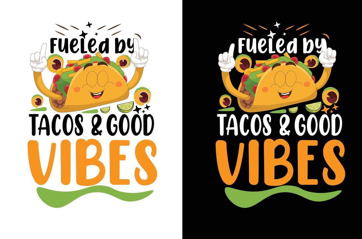 tacos tshirt design vector