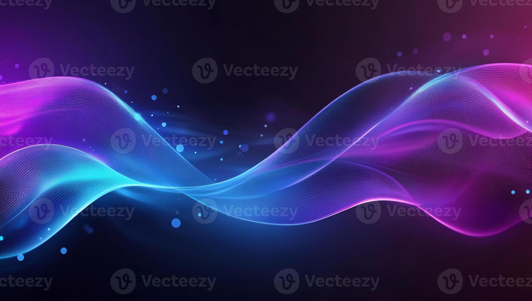 Abstract wavy lines in vibrant colours photo