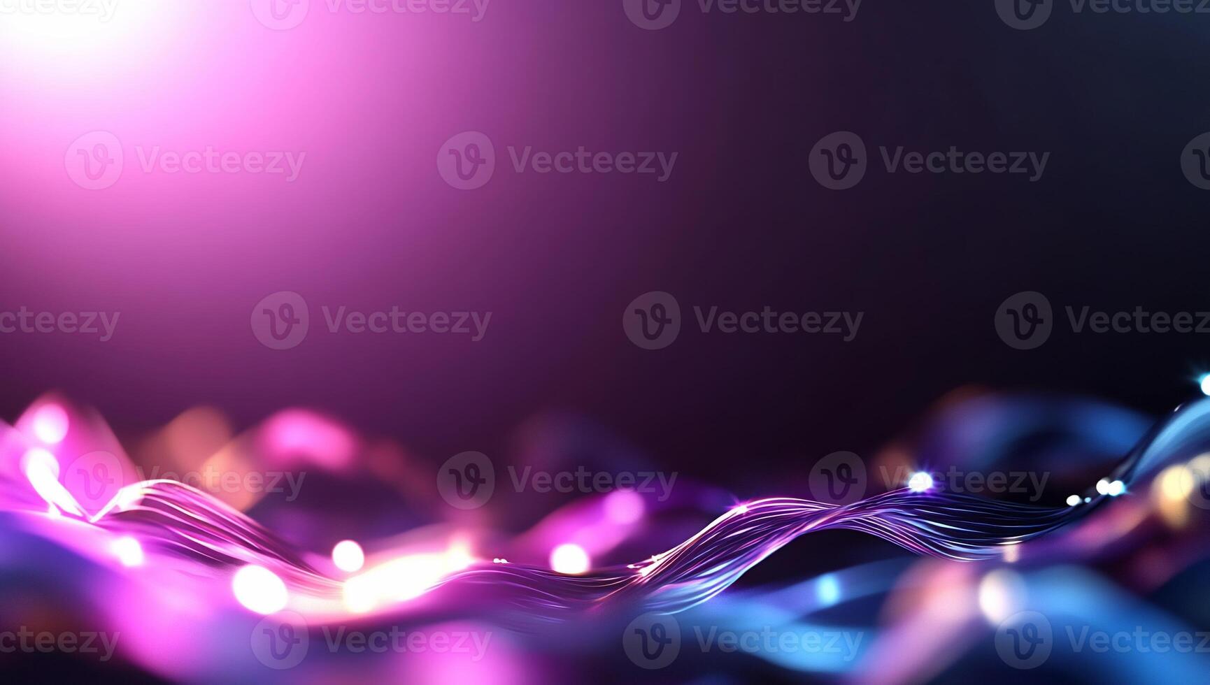 Abstract digital wave, vibrant color gradients, glowing particles. Dynamic energy, futuristic, modern photo