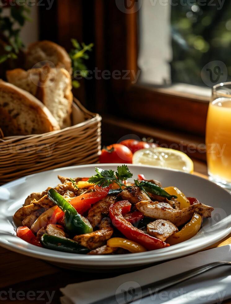 Delicious Chicken and Vegetable Stir-fry photo