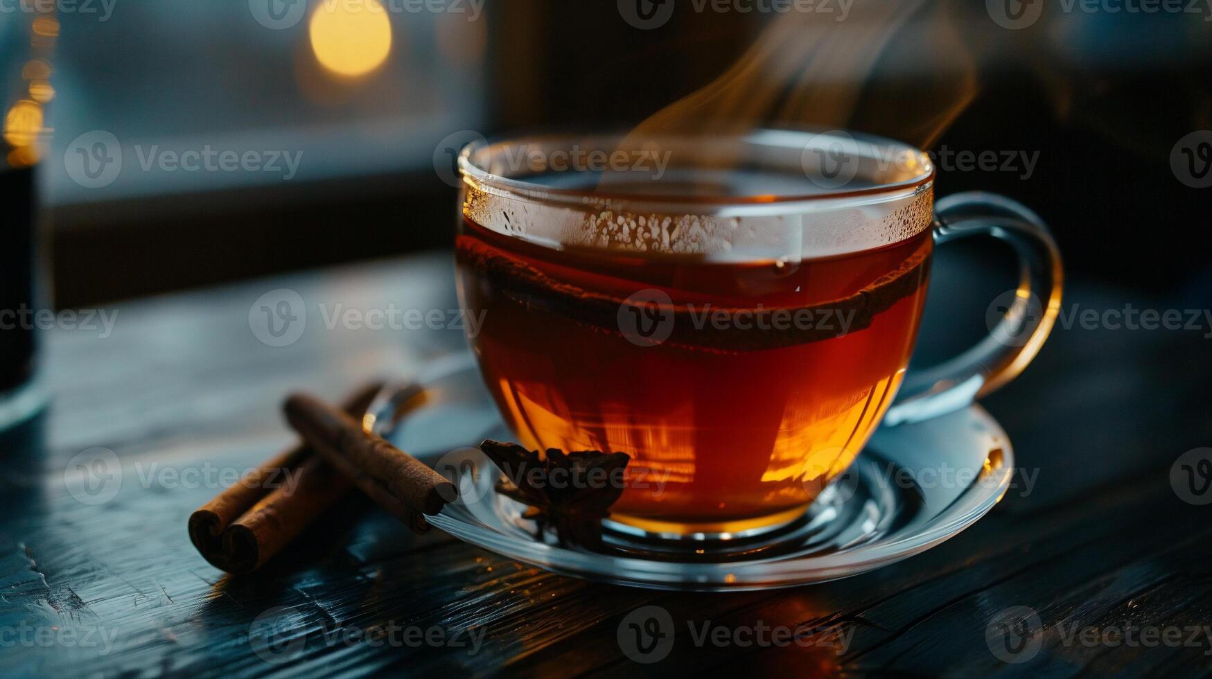 Warm comforting tea photo