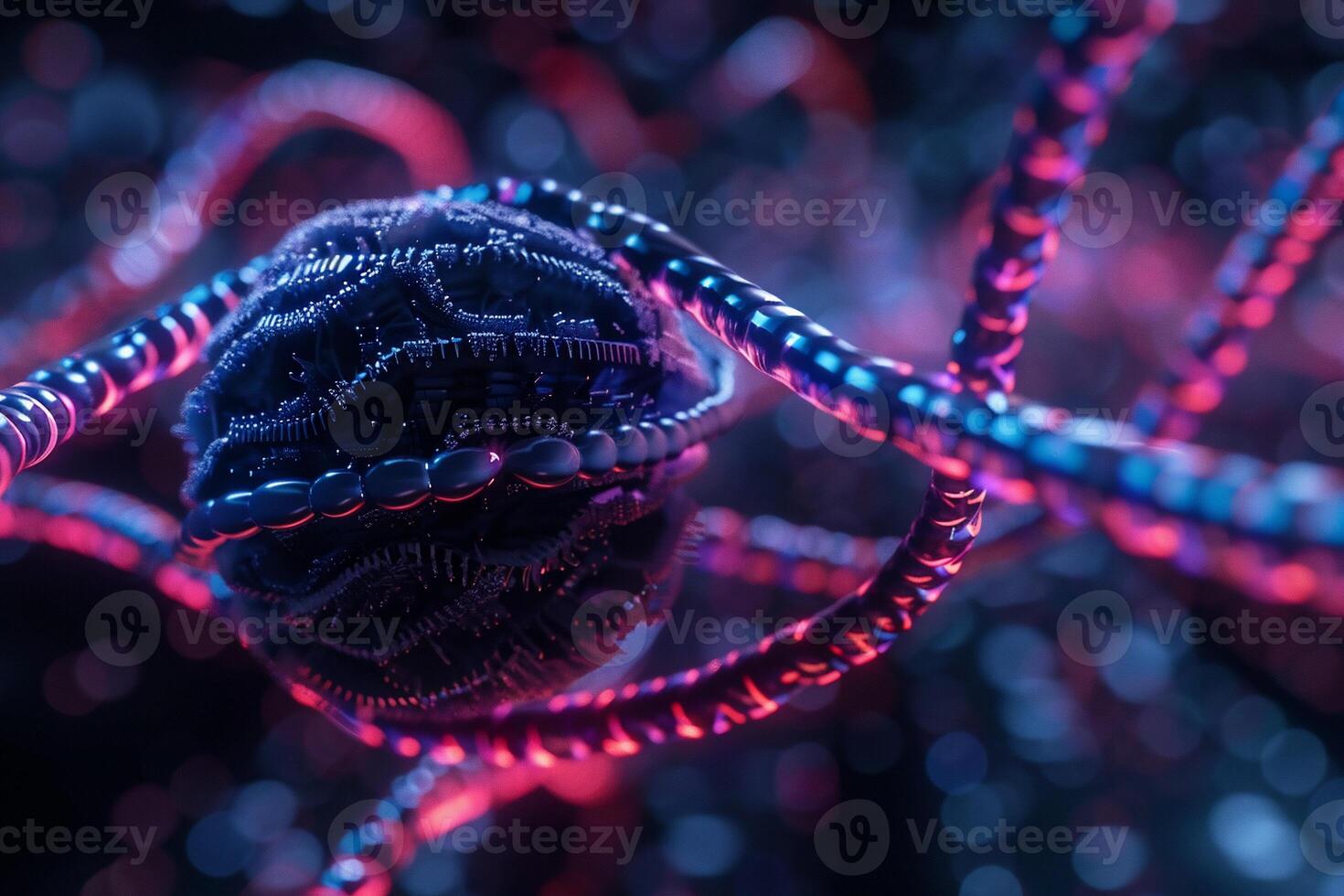 Abstract sphere and spiral structure photo