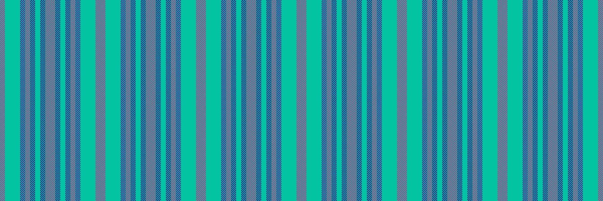 Galftone textile fabric vertical, panjabi background stripe. Template texture lines seamless pattern in teal and pink colors. vector