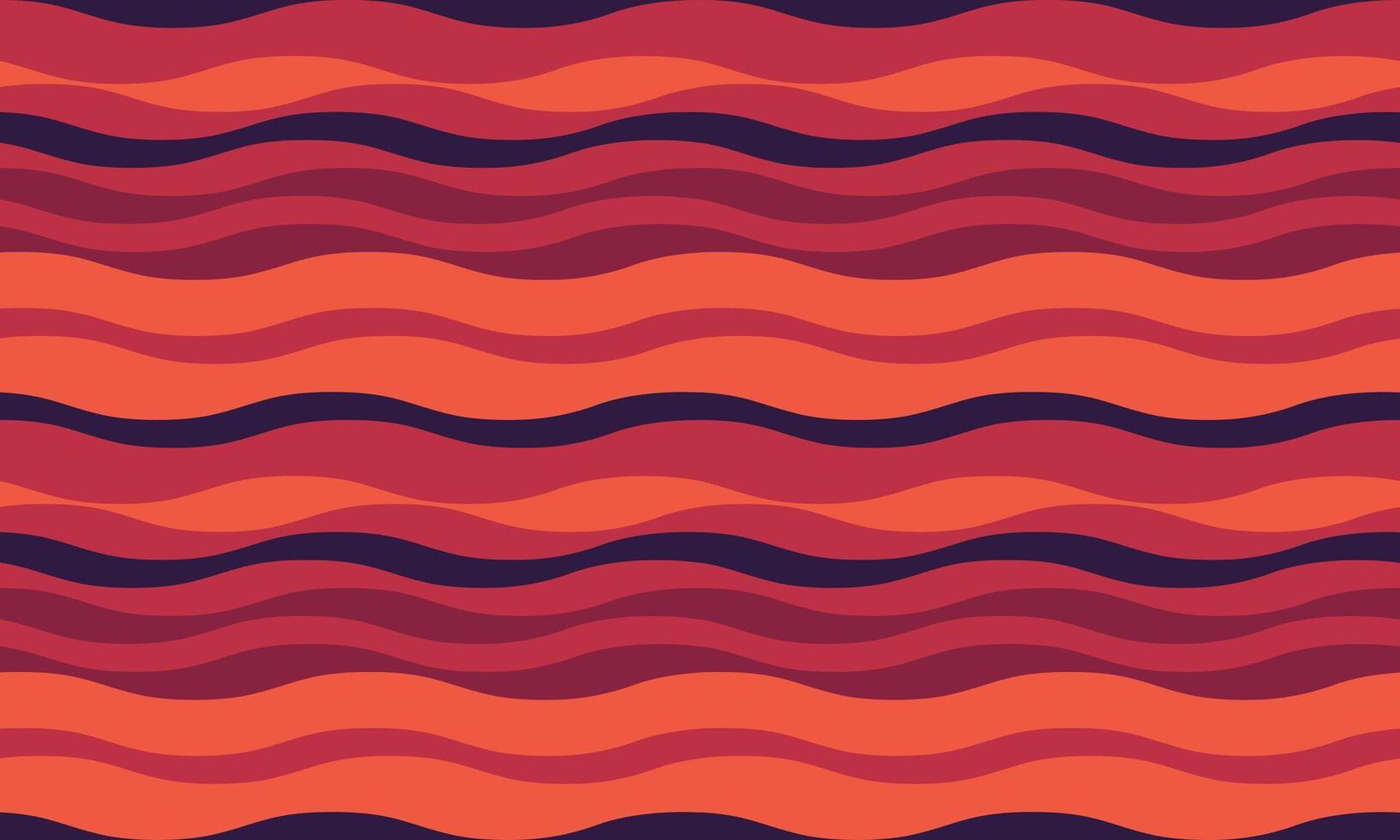 Abstract wavy stripes pattern in warm, earthy tones. Perfect for website backgrounds, textile designs, or any project needing a vintage, retro vibe. vector