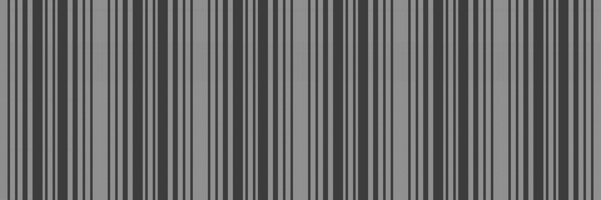 Rertical seamless textile, father vertical fabric texture. Lexico background lines pattern stripe in grey and white colors. vector