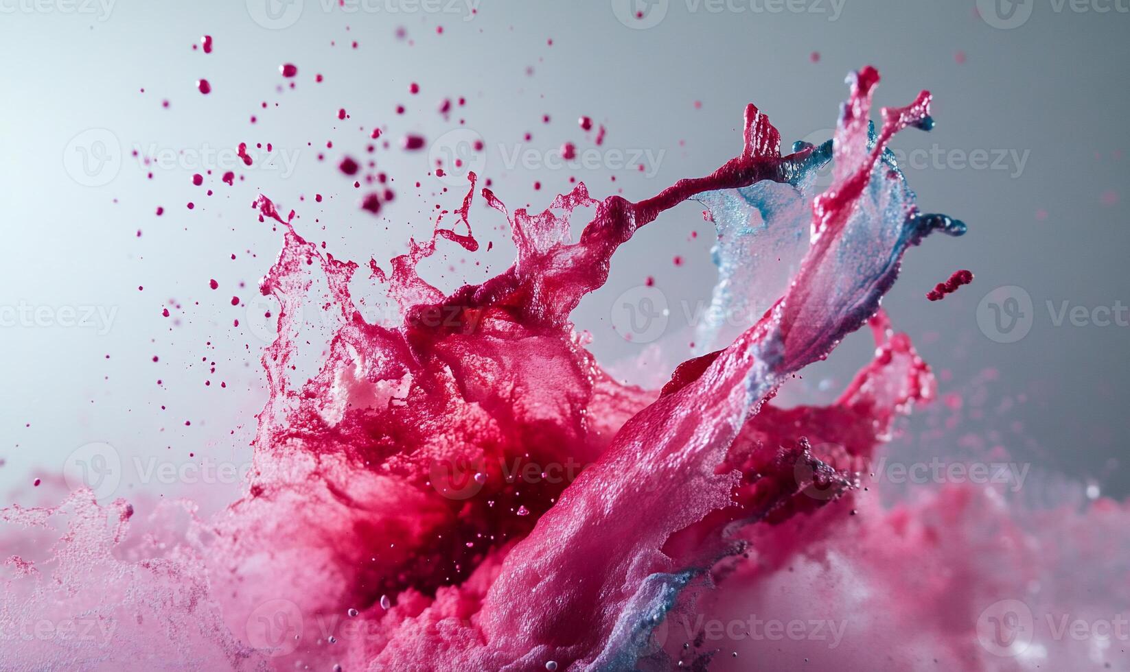 Vibrant color explosion in a dynamic splash photo