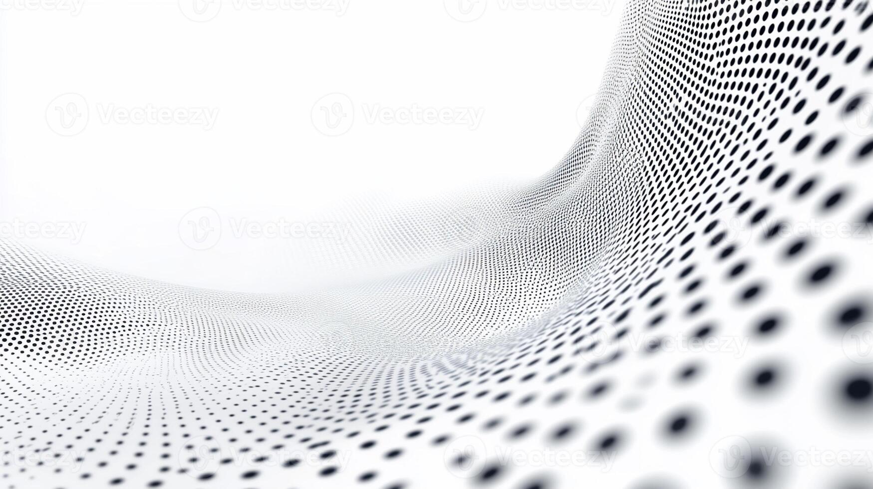 Abstract wavy surface with dotted pattern photo