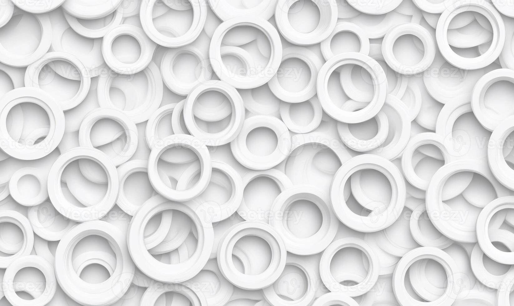 Abstract background of overlapping circles photo