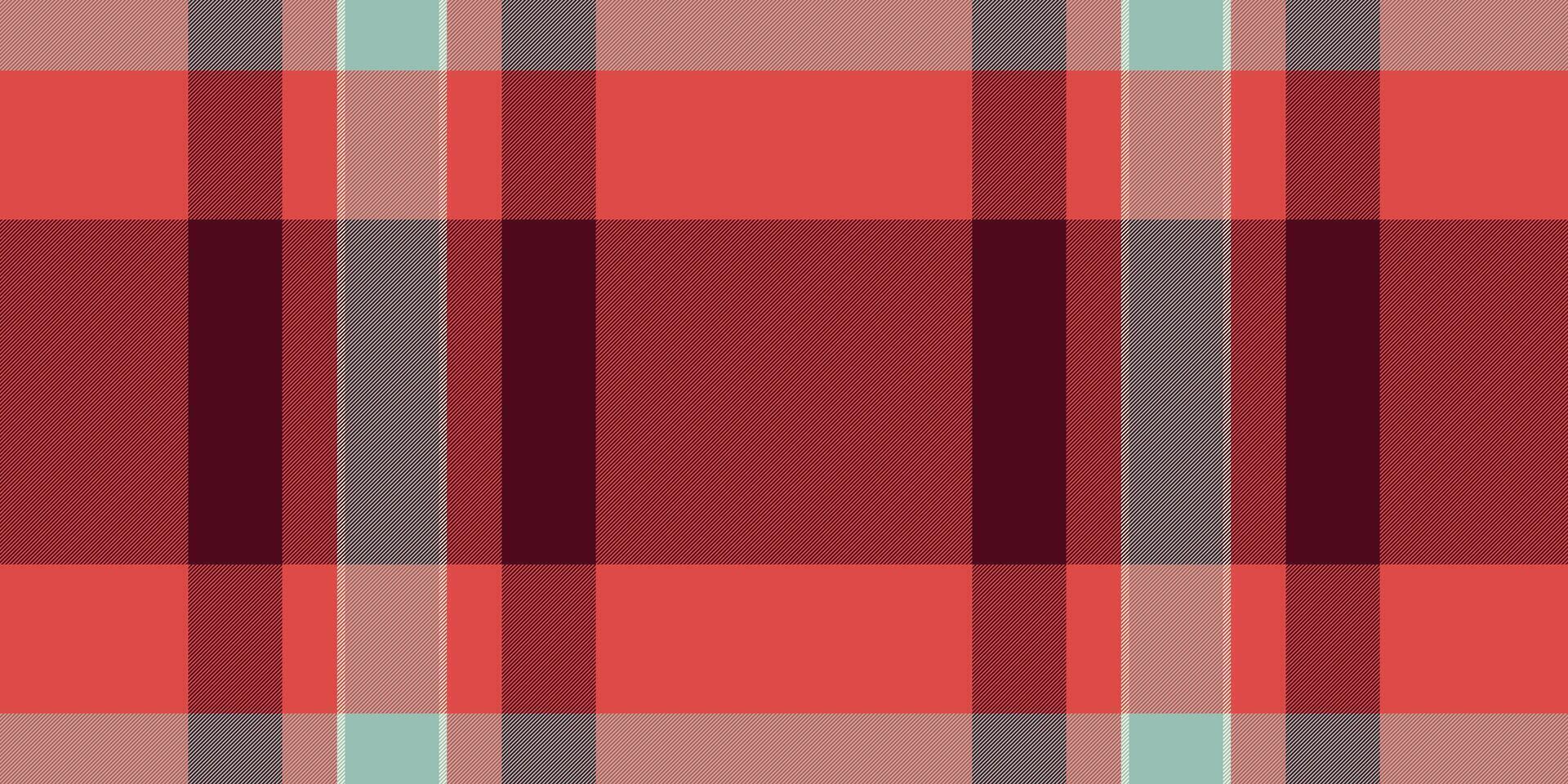 Summertime pattern check textile, expensive fabric plaid . Man texture seamless background tartan in red and pastel colors. vector