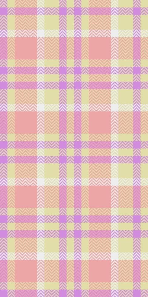 French background seamless plaid, drapery pattern fabric. Sensual textile tartan check texture in light and purple colors. vector