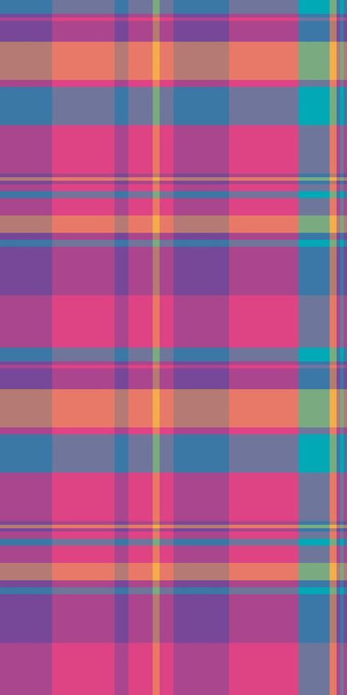 Genuine background texture check, xmas textile plaid . Expensive pattern tartan seamless fabric in pink and red colors. vector