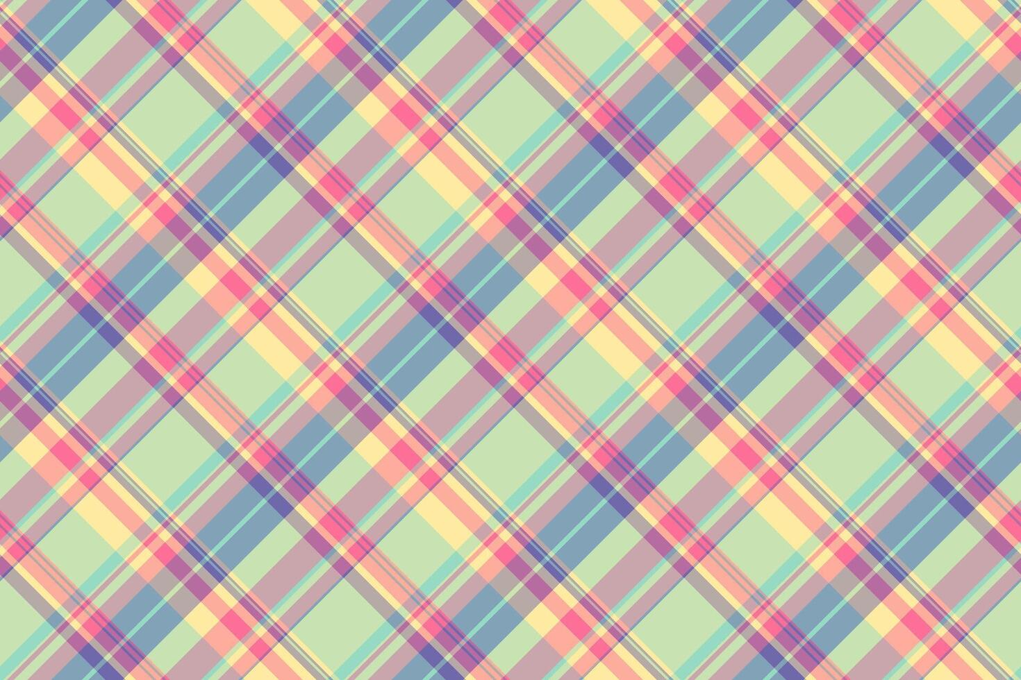 Pastel plaid pattern, perfect for backgrounds, textiles, or website designs. This soft, diagonallyoriented design evokes feelings of spring, comfort, and gentle style. vector