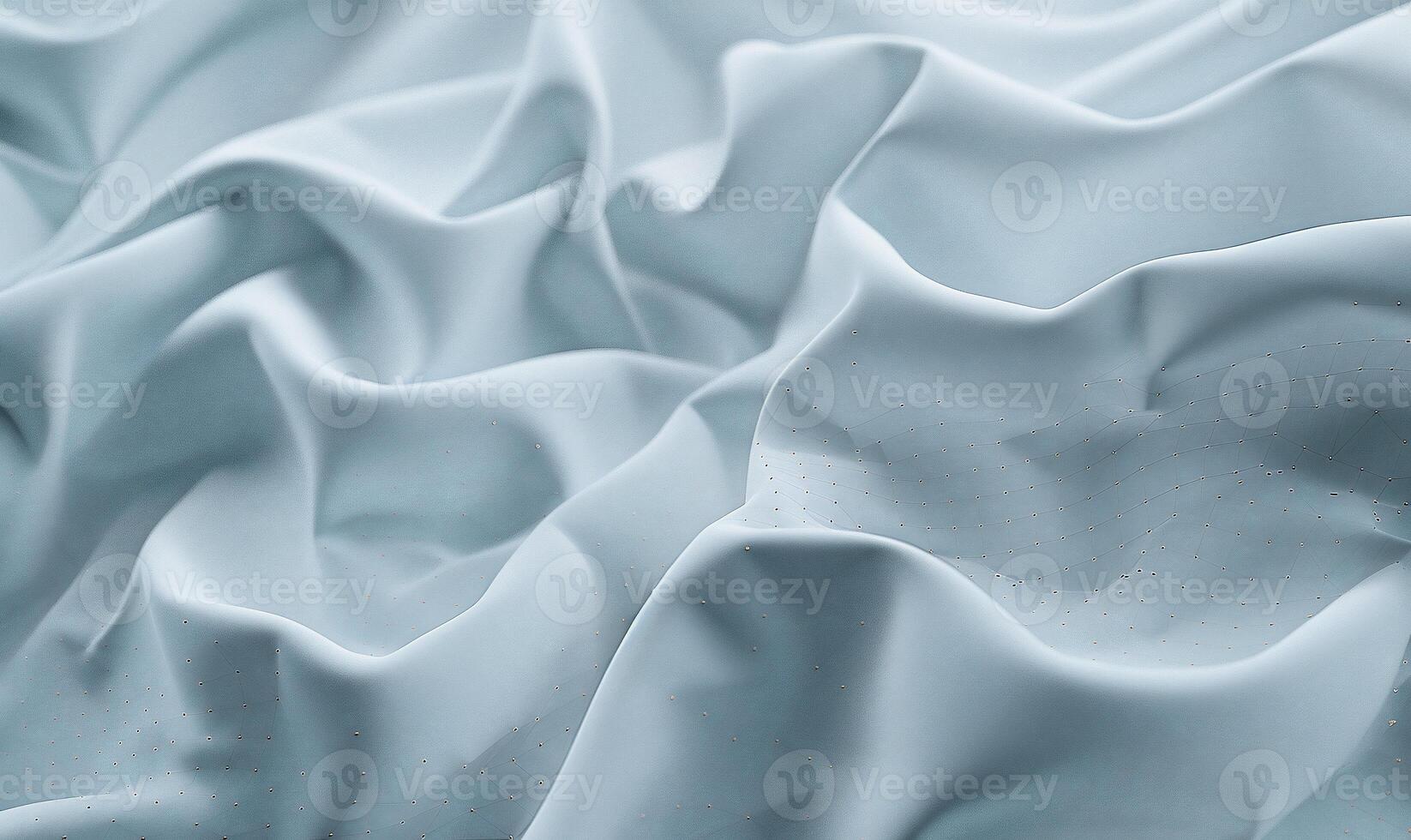 A close up of a white fabric with a lot of folds photo
