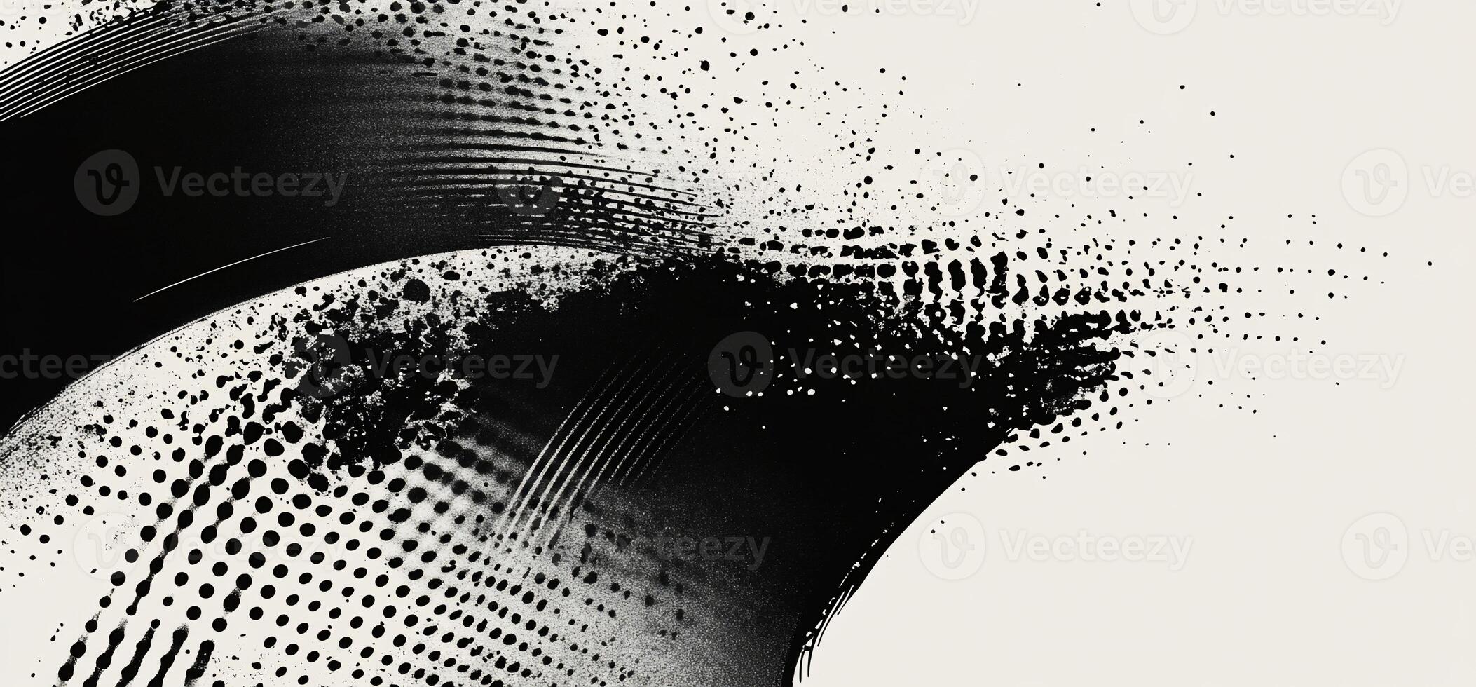 Abstract Ink Swirl Design photo