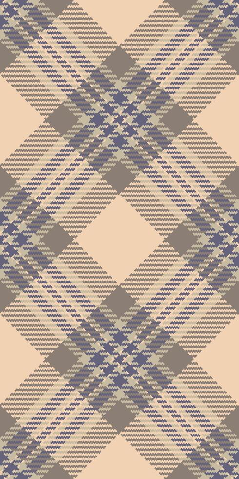Man texture check background, seasonal plaid tartan textile. Quilted seamless pattern fabric in pastel and light colors. vector