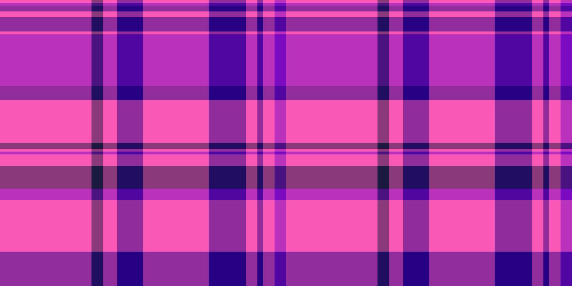 Vibrant pink and purple plaid pattern. Perfect for textile design, fashion, websites, and branding. vector