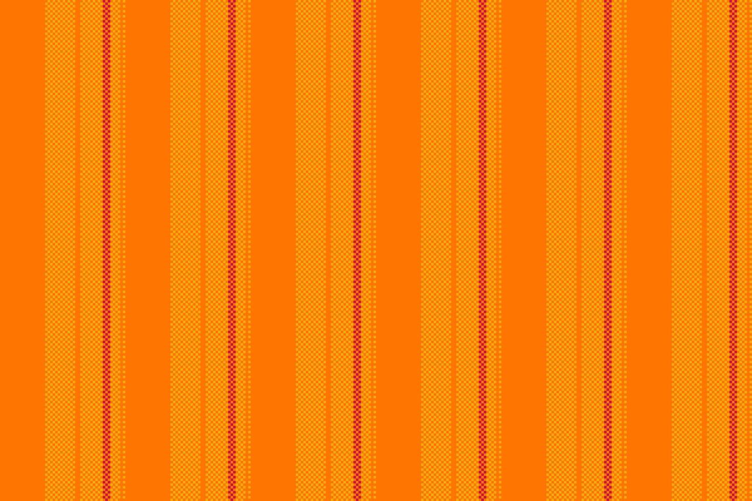 Pop texture lines , cotton seamless pattern vertical. Easter stripe fabric textile background in bright and orange colors. vector