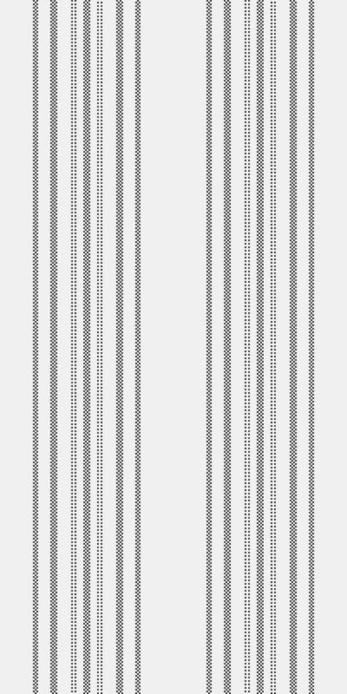 Nashionable fabric stripe textile, tradition pattern lines vertical. Derry seamless texture background in white and grey colors. vector