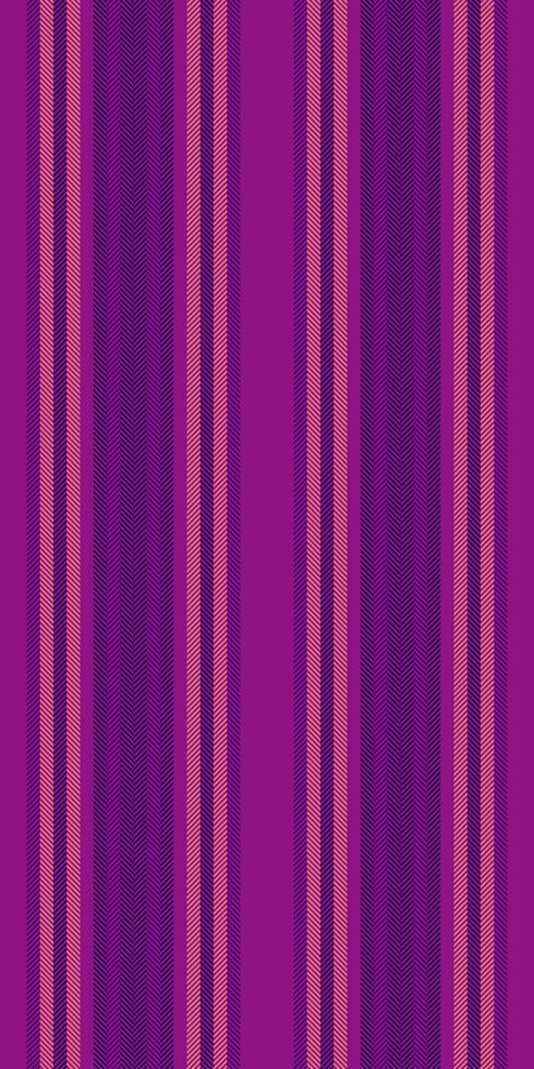Seasonal textile lines background, fabric texture seamless fabric. Panel stripe vertical pattern in magenta and dark colors. vector