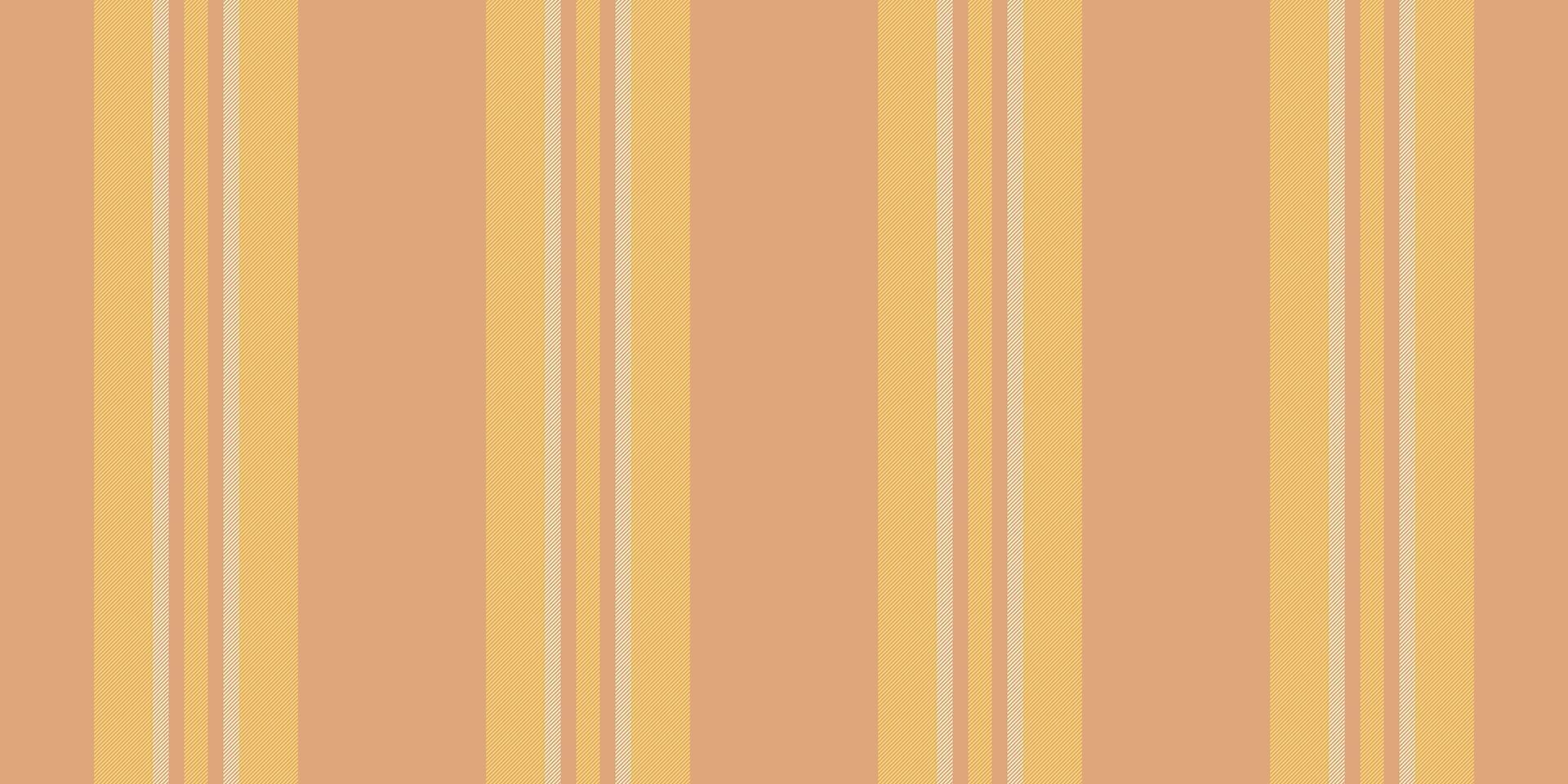 Oraft vertical pattern background, interior stripe texture. Tanadian lines seamless fabric textile in orange and yellow colors. vector