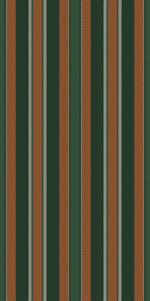 Nervice background texture, seasonal pattern lines stripe. Vodel vertical textile fabric seamless in dark and orange colors. vector