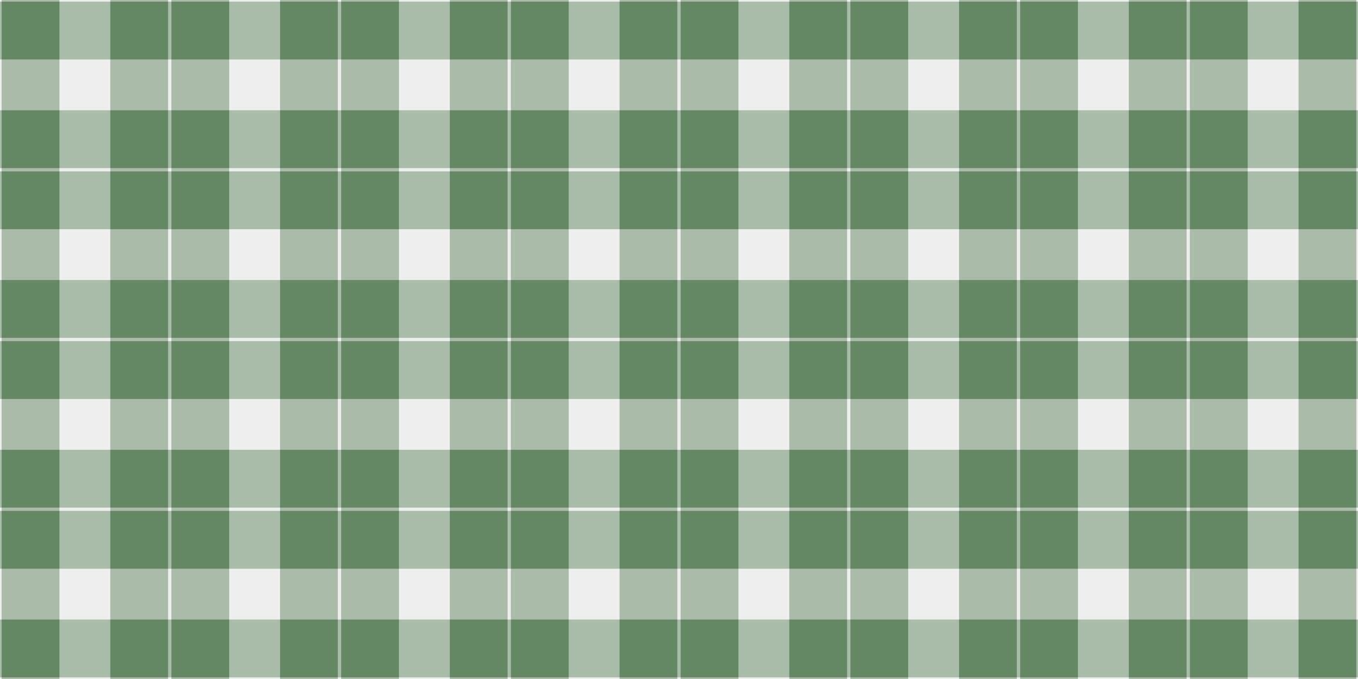 Elegant sage green and white gingham check pattern. Perfect for backgrounds, textiles, packaging, or website design. vector