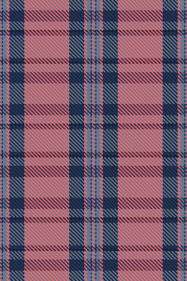 Elegant pink and blue plaid pattern. Perfect for textile design, fashion, home decor, or website backgrounds. vector