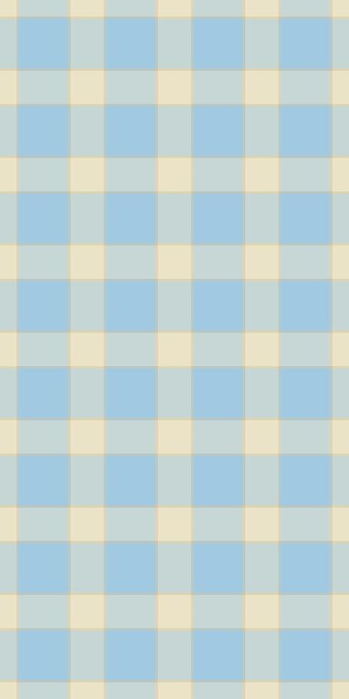 Pastel blue and beige gingham check pattern. Perfect for backgrounds, textiles, or website design. Evokes a feeling of calmness and simplicity. vector