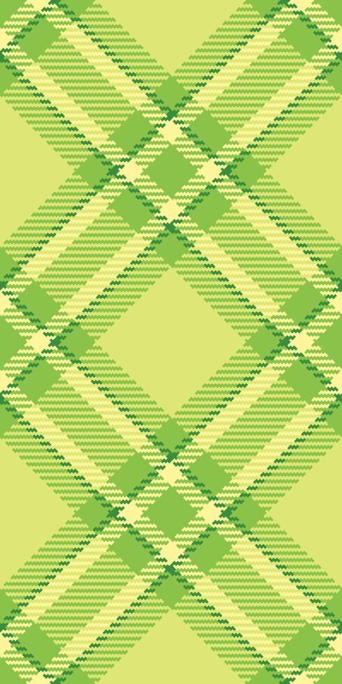 Fresh spring green plaid pattern. Perfect for textile design, fashion, websites, or packaging. This vibrant, cheerful design evokes feelings of nature and renewal. vector