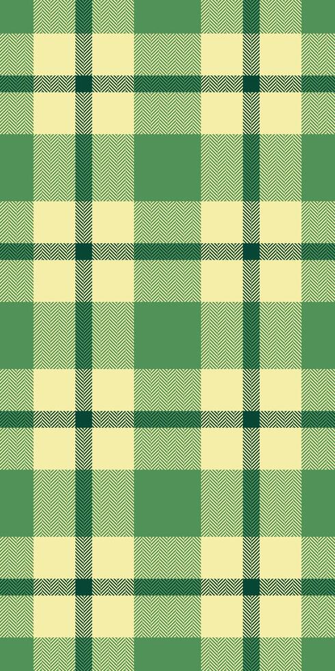 Elegant sage green and cream plaid pattern. Perfect for textile design, website backgrounds, or crafting projects. This calming, timeless texture evokes feelings of nature and serenity. vector