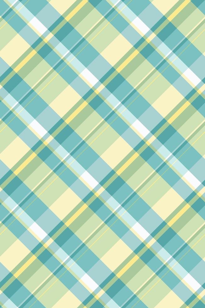 Kilt check plaid, heritage textile seamless texture. Layer pattern fabric background tartan in light and pastel colors. vector