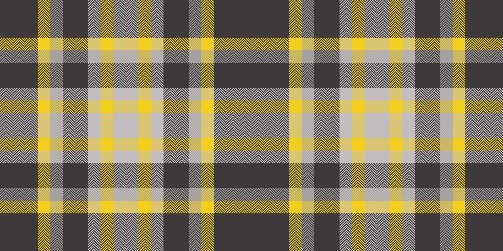 Stylish gray and yellow plaid pattern. Perfect for textile design, apparel, website backgrounds, or scrapbooking. vector