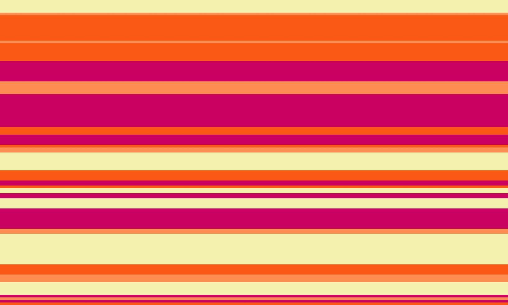Vibrant horizontal stripes in warm, energetic hues. Perfect for backgrounds, website design, textiles, or any project needing a bold, cheerful aesthetic. vector