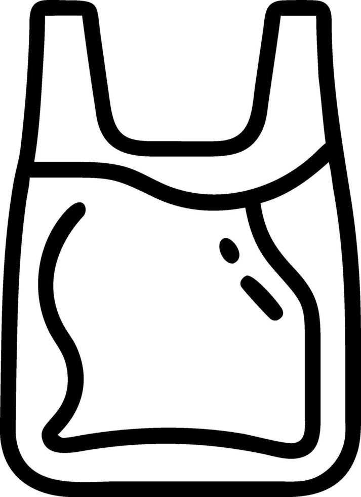 Bold and Simple Plastic Bag Aesthetic vector