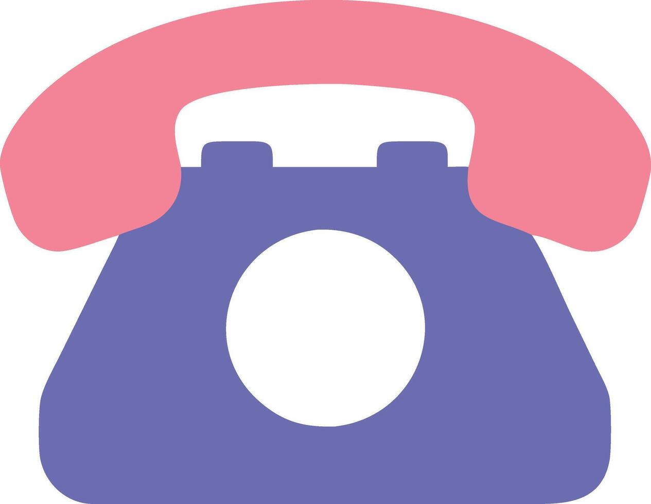 Rustic Wooden Frame Telephone Design vector