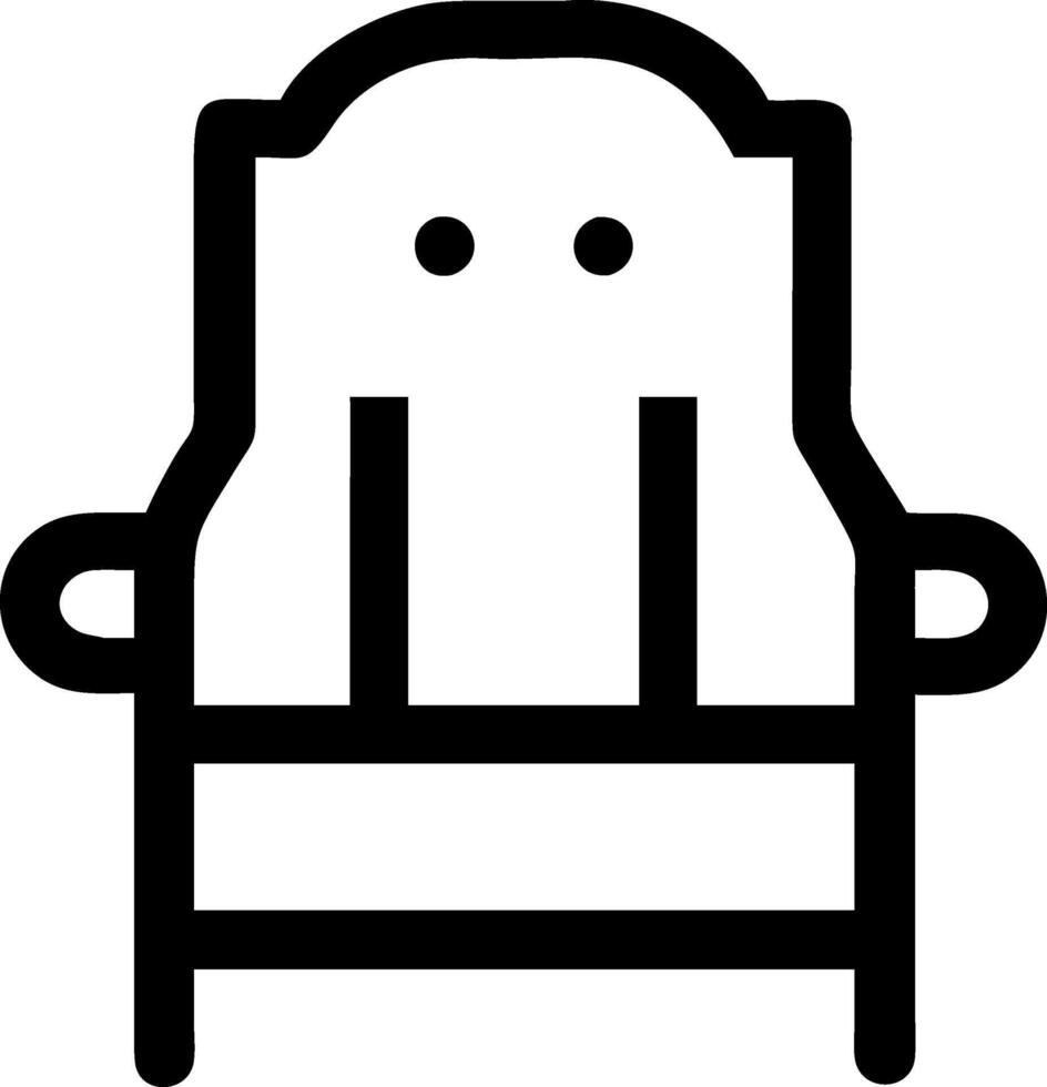 Rustic Antique Chair Design vector